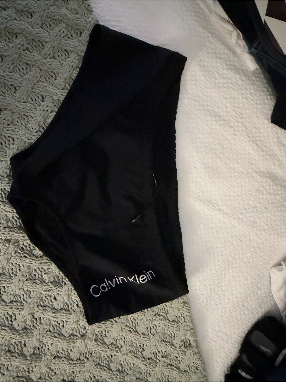 Calvin Klein black sunga
